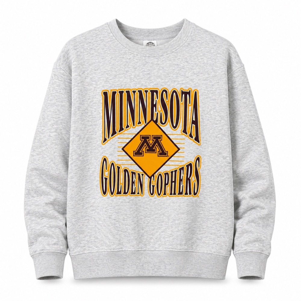 New! Rivalry Threads Mens Minnesota Golden Gophers L Cotton College Sweatshirt